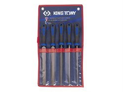 Набор напильников 200 мм, 5 предметов KING TONY 1005GQ - фото 58635