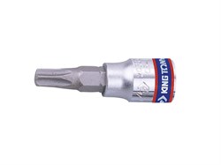 Насадка (бита) торцевая  KING TONY 203308 TORX 1/4” L=37мм T8 - фото 59416