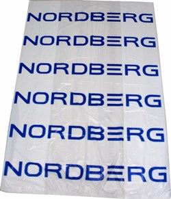 ПАКЕТ ДЛЯ ШИН ПНД 110х110см 18мкм белый с логотипом NORDBERG (100 шт.)