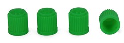 Колпачек пластмассовый зеленый, 100шт - фото 63333