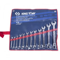 Набор комбинированных ключей, 6-22 мм, 12 предметов KING TONY 1272MR - фото 64302