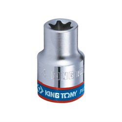 Головка торцевая TORX Е-стандарт 3/8", E14, L = 28 мм KING TONY 337514M - фото 64323