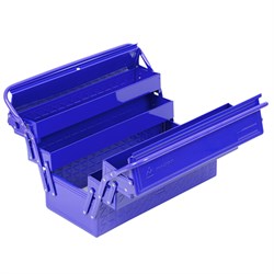 Ящик инструментальный раскладной, 5 отсеков, синий МАСТАК 510-05420B - фото 64464