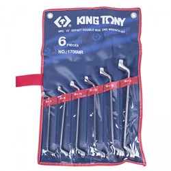 Набор накидных ключей, 6-17 мм, 6 предметов KING TONY 1706MR - фото 65446