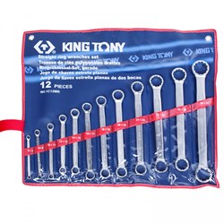 Набор накидных ключей, 6-32 мм 12 предметов KING TONY 1C12MR - фото 65681