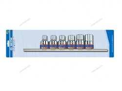 Набор торцевых головок 1/2"", TORX Е-стандарт, E10-E20, 6 предметов - фото 69400