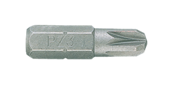Вставка (бита) торцевая 1/4&quot;&quot;, Pozidriv, PZ1, L = 25 мм