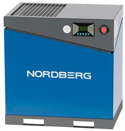Компрессор винтовой, 11 кВт, 1450 л/мин, 10 бар, IP55, без ресивера NORDBERG NCA15 - фото 75376