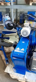Станок шиномонтажный для грузовых машин, двухскоростной, 14-42&quot;, с пультом на штанге, 380 В, синий 1
