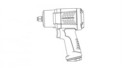 Пневмогайковерт ударный 1/2", 1550 Нм NORDBERG NP14140 - фото 76829