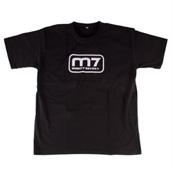 Футболка с логотипом бренда &quot;MIGHTY SEVEN&quot;, размер 4L, черная MIGHTY SEVEN ZC-201B-4L