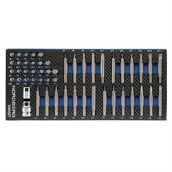 Набор бит 52 предмета в ложементе для тележки NORDBERG 308052T - фото 76958