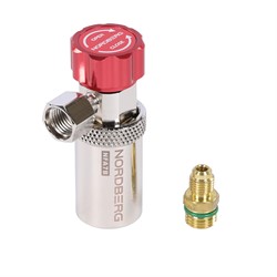 Муфта быстросъемная R134a высокое давление, красная, тип BMW NORDBERG NFA7B - фото 77016