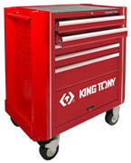 Тележка с комплектом инструмента, 5 полок, 9 ложементов, 161 предмета KING TONY 932A-005MR KINGTONY