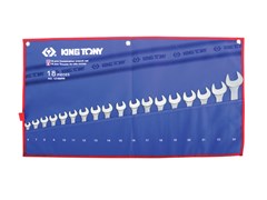 Набор комбинированных ключей, 6-24 мм 18 предметов чехол из теторона, king tony 1218mrn