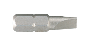 Насадка (бита) KING TONY 102507S1 slotted 1/4&quot; L=25мм 7х1.2 мм