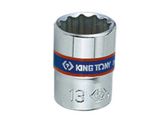 Торцевая головка KING TONY 233004M двенадцатигранная 4 мм 1/4" L=24мм