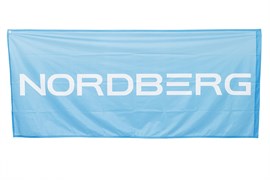 Флаг односторонний с флагштоком 0,85*2м NORDBERG