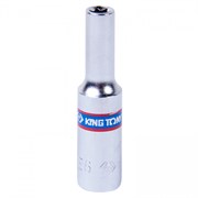 Головка торцевая TORX Е-стандарт 1/4", E6, L = 50 мм KING TONY 227506M