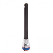 Насадка (бита) торцевая 1/2", HEX, 10 мм, L = 140 мм, с шаровым окончанием KING TONY 40D010
