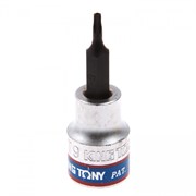 Насадка (бита) торцевая 3/8", TORX, T9, L = 50 мм, с отверстием KING TONY 302709