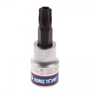 Насадка (бита) торцевая 3/8", TORX, T45, L = 50 мм, с отверстием KING TONY 302745