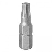 Вставка (бита) торцевая 1/4&quot;, TORX, T25, L = 25, с отверстием KING TONY 102525U