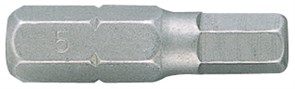 Вставка (бита) торцевая 1/4"", Hex, 8 мм, L = 25 мм