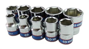 Головка торцевая стандартная шестигранная 3/8"", 19 мм