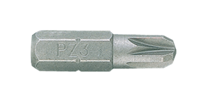 Вставка (бита) торцевая 1/4"", Pozidriv, PZ1, L = 25 мм