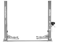 NORDBERG ПОДЪЕМНИК N4120B-4T_380V 2х стоечный 4т (серый) электростопора