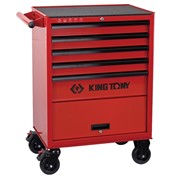 Тележка инструментальная, 5 выдвижных ящиков и отсек, "CLASSIС" KING TONY 87432-5U