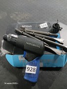 Пневмозубило 190 мм с комплектом насадок rm 928