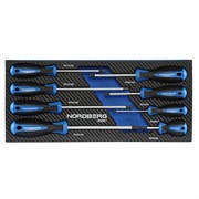 Набор отверток крестовых 8 штук в ложементе для тележки NORDBERG 300008T