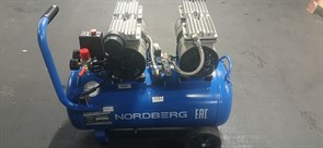 Компрессор безмасляный 220 В, ресивер 50 л, 210 л/мин NORDBERG NCEO50/210 RM 1011 S/N 211080341038