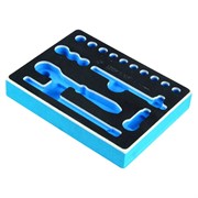 Ложемент для набора торцевых головок 1/4" с принадлежностями 2516MRV03, EVA KING TONY 85251632B03