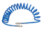 Шланг пневматический спиральный высокого давления 8х12 мм, 10 м, М1/4", полиуретановый MIGHTY SEVEN SD-23110 - фото 63844