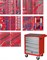 Набор инструментов "ЛИДЕР" в красной тележке, 270 предметов МАСТАК 52-06270R - фото 64563